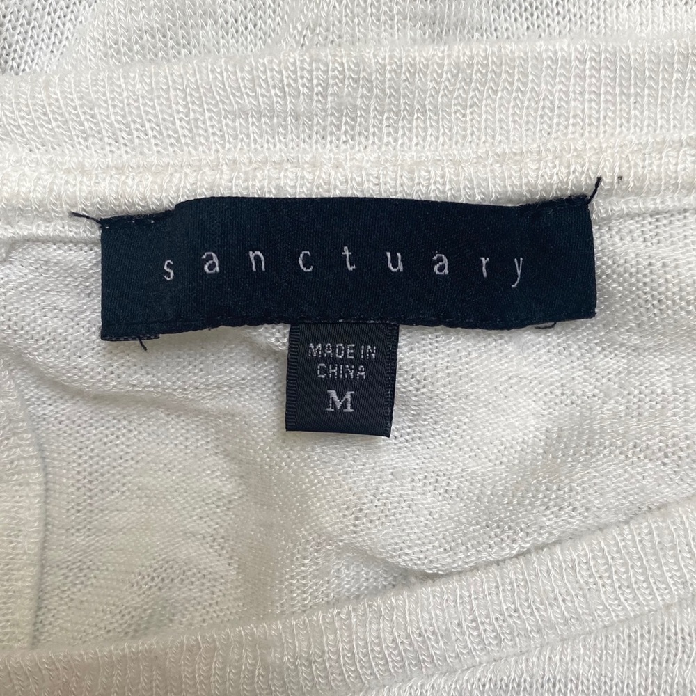 Anthropologie Sanctuary Bell Sleeve Shirt White - Picture 5 of 7